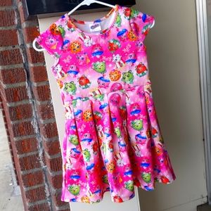 Girls size 7/8 Shopkins dress